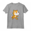 Scratch Programming Lingua Ufficiale Mascotte Cat T-Shirt - Ideale per Bambini e Adulti - Divertente e Facile come Trascinare e Cadere