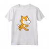 Scratch Programming Lingua Ufficiale Mascotte Cat T-Shirt - Ideale per Bambini e Adulti - Divertente e Facile come Trascinare e Cadere
