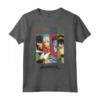 HapTiger Four Elements Benders Box Panels Maglietta - Officially Licensed Avatar T-Shirts for Men, Women, Boys, and Girls