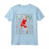 Brutto Natale Tennis - Maglietta regalo di Natale con Babbo Natale e racchetta da tennis - Ideale per tennisti