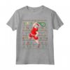 Brutto Natale Tennis - Maglietta regalo di Natale con Babbo Natale e racchetta da tennis - Ideale per tennisti