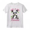 Just A Girl Who Loves Pandas - Panda Shirt per Ragazze - Maglietta Carina Ideale per Compleanno o Natale
