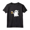 Halloween Birra Fantasma – Fantastica Maglietta con Design Spaventoso per Halloween - Regalo Divertente per Amici e Familiari