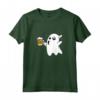 Halloween Birra Fantasma – Fantastica Maglietta con Design Spaventoso per Halloween - Regalo Divertente per Amici e Familiari