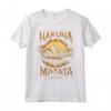HapTiger Lion King Hakuna Matata Distressed Portrait Maglietta - Officially Licensed Apparel for Disney Fans