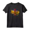 HapTiger – 50 Years Union Jack Circle Maglietta - Official Merchandise for Men, Women, Girls, Boys - Stylish Apparel for Adults and Kids