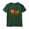HapTiger – 50 Years Union Jack Circle Maglietta - Official Merchandise for Men, Women, Girls, Boys - Stylish Apparel for Adults and Kids
