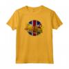 HapTiger – 50 Years Union Jack Circle Maglietta - Official Merchandise for Men, Women, Girls, Boys - Stylish Apparel for Adults and Kids