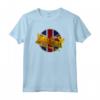 HapTiger – 50 Years Union Jack Circle Maglietta - Official Merchandise for Men, Women, Girls, Boys - Stylish Apparel for Adults and Kids