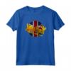 HapTiger – 50 Years Union Jack Circle Maglietta - Official Merchandise for Men, Women, Girls, Boys - Stylish Apparel for Adults and Kids