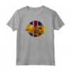 HapTiger – 50 Years Union Jack Circle Maglietta - Official Merchandise for Men, Women, Girls, Boys - Stylish Apparel for Adults and Kids