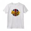 HapTiger – 50 Years Union Jack Circle Maglietta - Official Merchandise for Men, Women, Girls, Boys - Stylish Apparel for Adults and Kids