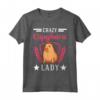 Crazy Capybara Lady - Maglietta Capibara Divertente per Donne Proprietarie o Allevatrici - Ideale per Appassionate di Capibara