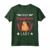 Crazy Capybara Lady - Maglietta Capibara Divertente per Donne Proprietarie o Allevatrici - Ideale per Appassionate di Capibara