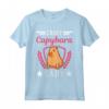 Crazy Capybara Lady - Maglietta Capibara Divertente per Donne Proprietarie o Allevatrici - Ideale per Appassionate di Capibara