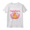 Crazy Capybara Lady - Maglietta Capibara Divertente per Donne Proprietarie o Allevatrici - Ideale per Appassionate di Capibara