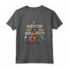 HapTiger Rev Up And Roll Out! Maglietta - Official Blaze and AJ Kids' T-Shirt for STEM Education