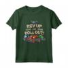 HapTiger Rev Up And Roll Out! Maglietta - Official Blaze and AJ Kids' T-Shirt for STEM Education