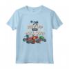 HapTiger Rev Up And Roll Out! Maglietta - Official Blaze and AJ Kids' T-Shirt for STEM Education