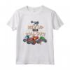 HapTiger Rev Up And Roll Out! Maglietta - Official Blaze and AJ Kids' T-Shirt for STEM Education