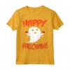 Divertente Happy Hallowine Halloween Fantasma T-shirt Maglietta - Costume Horror per Feste a Tema - Ideale per Maratona di Film Spaventosi