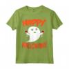 Divertente Happy Hallowine Halloween Fantasma T-shirt Maglietta - Costume Horror per Feste a Tema - Ideale per Maratona di Film Spaventosi