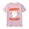 Divertente Happy Hallowine Halloween Fantasma T-shirt Maglietta - Costume Horror per Feste a Tema - Ideale per Maratona di Film Spaventosi