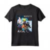 HapTiger Shippuden - Maglia a Manica 3 Pannelli e Kanji - Ufficiale da Ripple Junction - Diventa l'Hokage del tuo villaggio