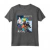 HapTiger Shippuden - Maglia a Manica 3 Pannelli e Kanji - Ufficiale da Ripple Junction - Diventa l'Hokage del tuo villaggio