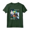 HapTiger Shippuden - Maglia a Manica 3 Pannelli e Kanji - Ufficiale da Ripple Junction - Diventa l'Hokage del tuo villaggio