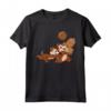 HapTiger Chip ‘n Dale Chipmunks Acorn Run Maglietta - Official Disney T-Shirts for Boys, Girls, Men, and Women