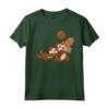 HapTiger Chip ‘n Dale Chipmunks Acorn Run Maglietta - Official Disney T-Shirts for Boys, Girls, Men, and Women