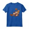 HapTiger Chip ‘n Dale Chipmunks Acorn Run Maglietta - Official Disney T-Shirts for Boys, Girls, Men, and Women