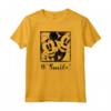 HapTiger Mickey Mouse Minnie Hashtag Smile Maglietta - Official Disney Merchandise for Fans - Authentic Character Shirt