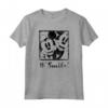 HapTiger Mickey Mouse Minnie Hashtag Smile Maglietta - Official Disney Merchandise for Fans - Authentic Character Shirt