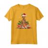 Natale Vizsla Cane - Maglietta con Cappello di Babbo Natale e Regali - Ideale per Amanti dei Cani e Regali di Natale