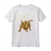 Bull Bitcoin Statua Bitcoin Minatore & Blockchain Crypto Asset Maglietta - Ride the Bull Market with Bitcoin Swag - Ideale per Trader e Appassionati di Criptovaluta