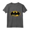 DC Batman Logo classico invecchiato - Felpa con Cappuccio con Licenza Ufficiale per Fan di Superman e Wonder Woman - Ideale per Regali e Fandom
