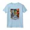 Jurassic World Indominus Rex Raptor & T-Rex Maglietta - Officially Licensed Apparel for Dinosaur Fans - 15JWOR430F
