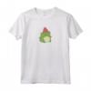Rana con Cappello di Fragola - Maglietta Estetica Kawaii Cottagecore - Idea Regalo Unica per Amanti delle Rane e del Cottagecore