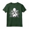 HapTiger Tee Band Maglietta - Polpo Batterista Rock Your Music - Drummer Vibes - Regalo Unico per Musicisti e Fan di Concerti
