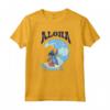 HapTiger Lilo & Stitch Surfer Aloha Big Wave Portrait T-Shirt - Officially Licensed Cute Hawaii Beach Tee for Men, Women, Boys, Girls