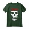 Misfits - Skull Red Logo Maglietta - Official Merchandise for Men, Women, Girls, Boys - Punk Rock Apparel and Accessories