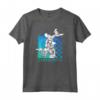 HapTiger Kingdom Hearts Sora Donald Goofy Kanji Checkerboard Maglietta - Officially Licensed Vintage Apparel for Men, Women, Boys, and Girls
