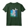HapTiger Kingdom Hearts Sora Donald Goofy Kanji Checkerboard Maglietta - Officially Licensed Vintage Apparel for Men, Women, Boys, and Girls