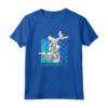 HapTiger Kingdom Hearts Sora Donald Goofy Kanji Checkerboard Maglietta - Officially Licensed Vintage Apparel for Men, Women, Boys, and Girls
