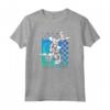 HapTiger Kingdom Hearts Sora Donald Goofy Kanji Checkerboard Maglietta - Officially Licensed Vintage Apparel for Men, Women, Boys, and Girls
