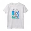 HapTiger Kingdom Hearts Sora Donald Goofy Kanji Checkerboard Maglietta - Officially Licensed Vintage Apparel for Men, Women, Boys, and Girls