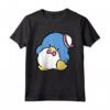 HapTiger Tuxedosam Pinguino Anteriore E Posteriore Grafica Maglietta con Licenza Ufficiale - Ideale per Fan di Tuxedosam