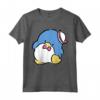 HapTiger Tuxedosam Pinguino Anteriore E Posteriore Grafica Maglietta con Licenza Ufficiale - Ideale per Fan di Tuxedosam